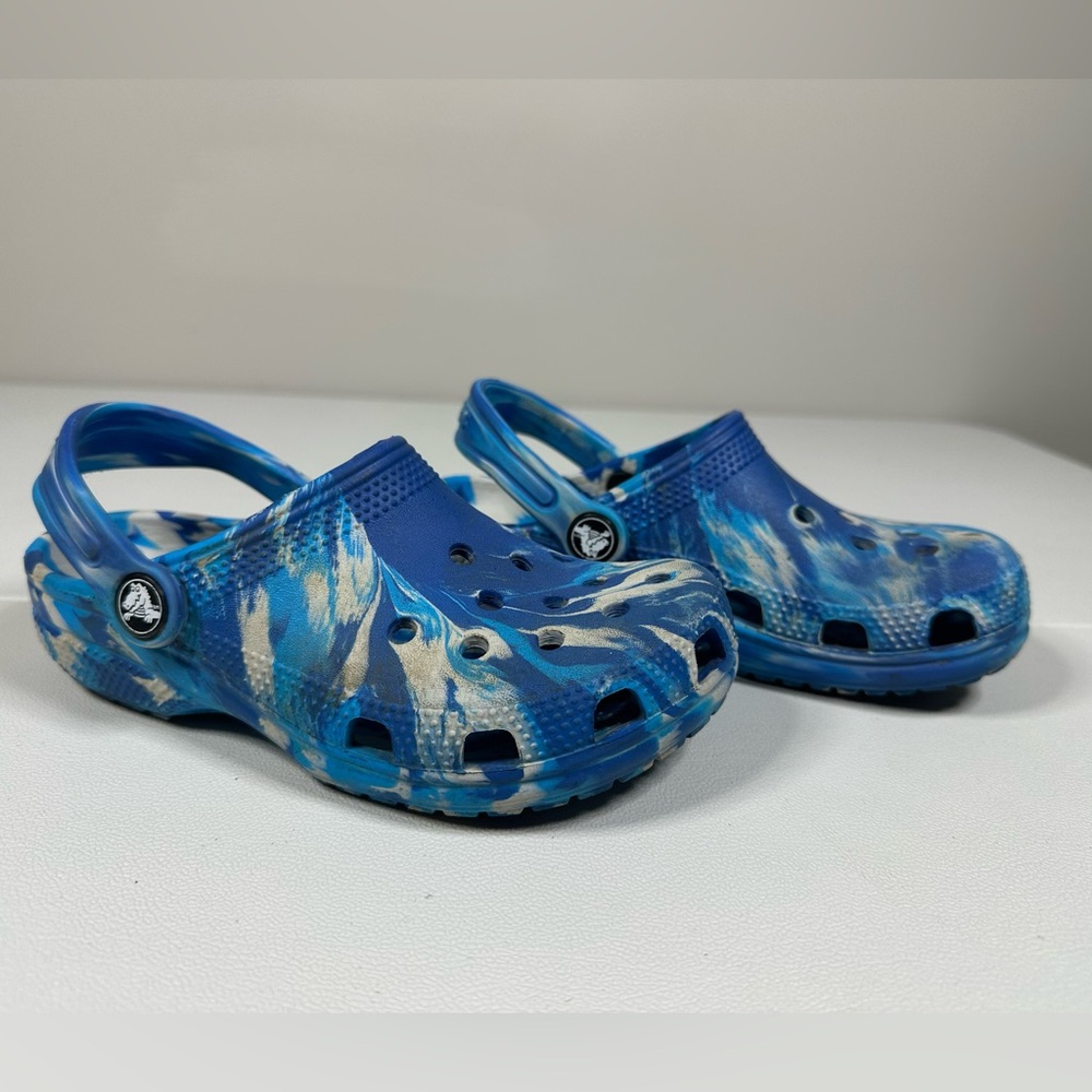 CROCS Kids’ Classic Marbled Tie Dye Clog - Picture 2 of 7